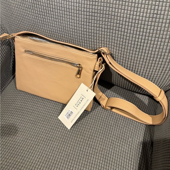 Crossbody bag Gold  Color Leather - Picture 6 of 8